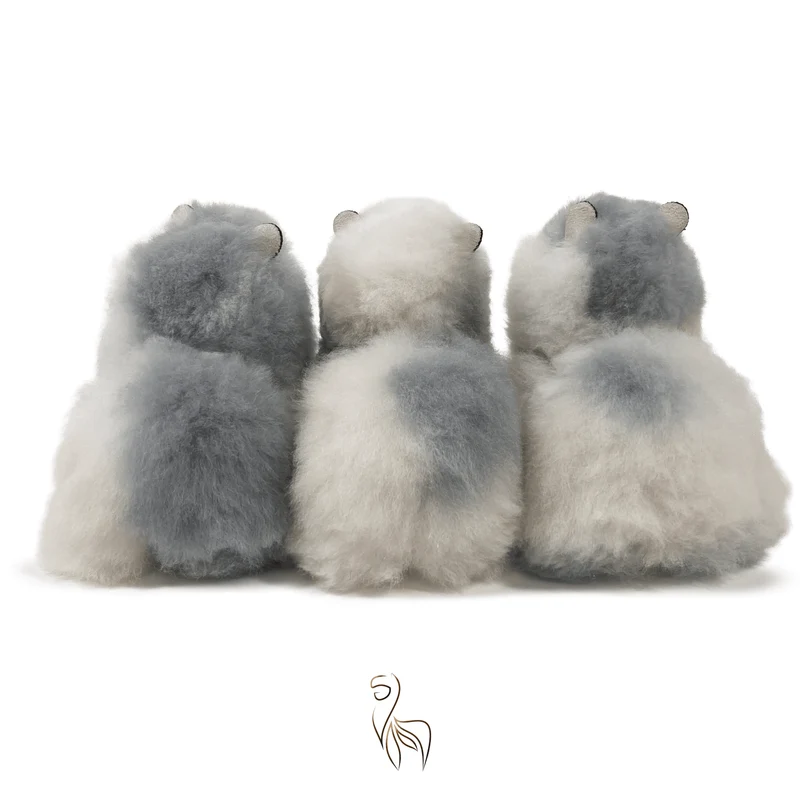 Inkari – Alpaka Kuscheltier Mini (15 cm) - Glacier – Bild 2