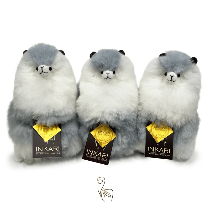 Inkari – Alpaka Kuscheltier Medium (32 cm) - Moonlight
