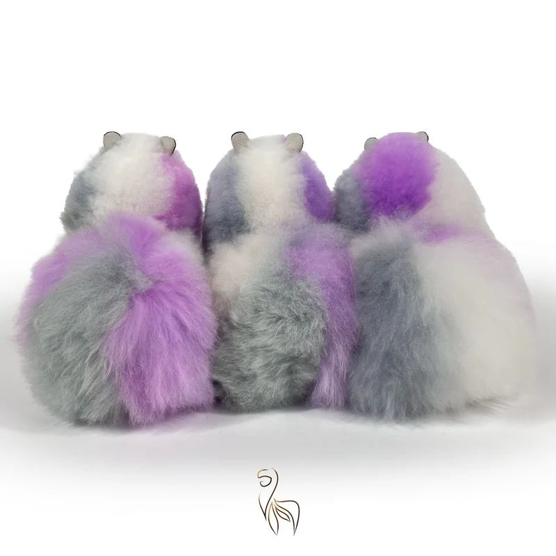 Inkari – Alpaka Kuscheltier Small (23 cm) - Storm Cloud – Bild 2