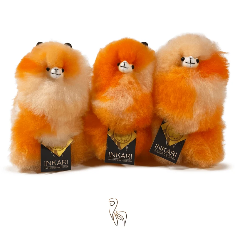 Inkari – Alpaka Kuscheltier Small (23 cm) - Sunbrust