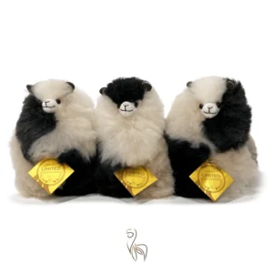 Inkari – Alpaka Kuscheltier Mini (15 cm) - Chestnut Panda