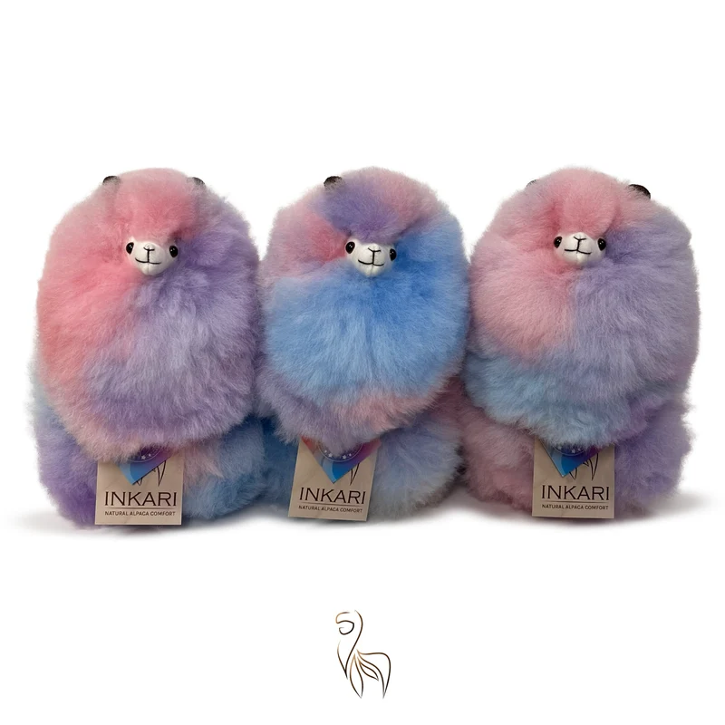 Inkari – Alpaka Kuscheltier Medium (32 cm) – Galaxy