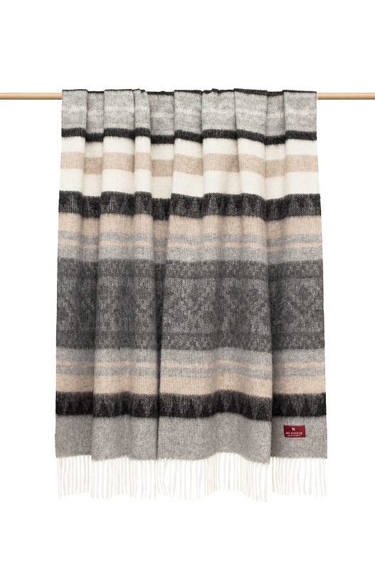 Decke MUNDO - beige/grau – Bild 2