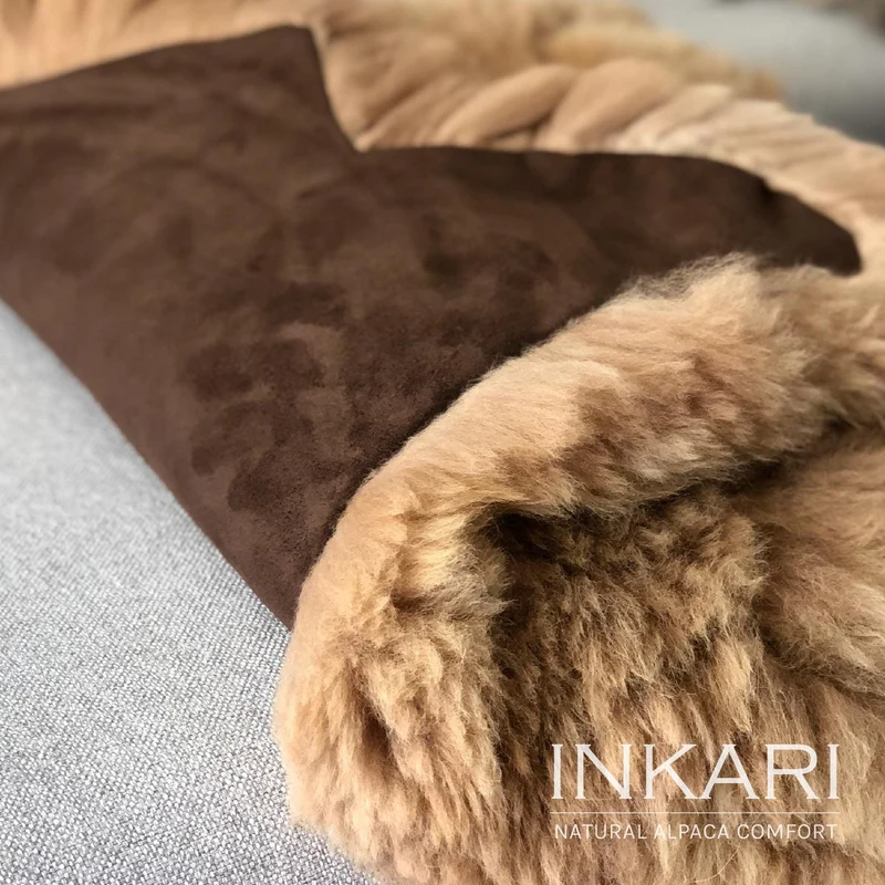 Inkari Alpakafell - Sandstone – Bild 5