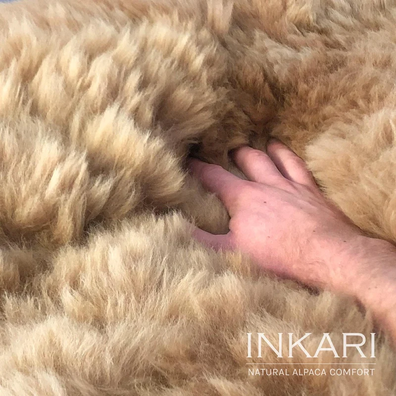 Inkari Alpakafell - Sandstone – Bild 4