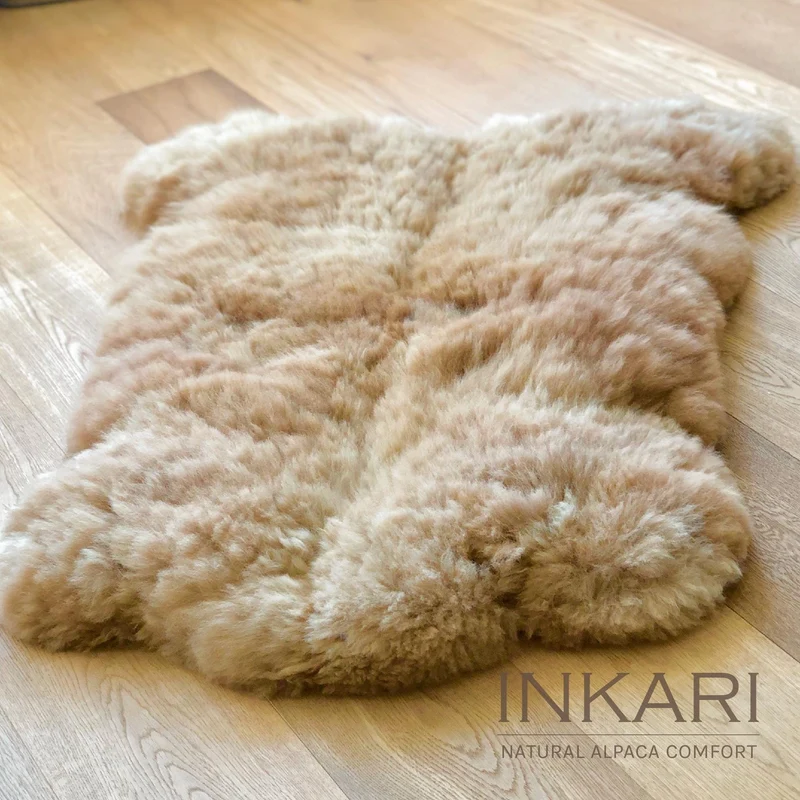 Inkari Alpakafell - Sandstone – Bild 2